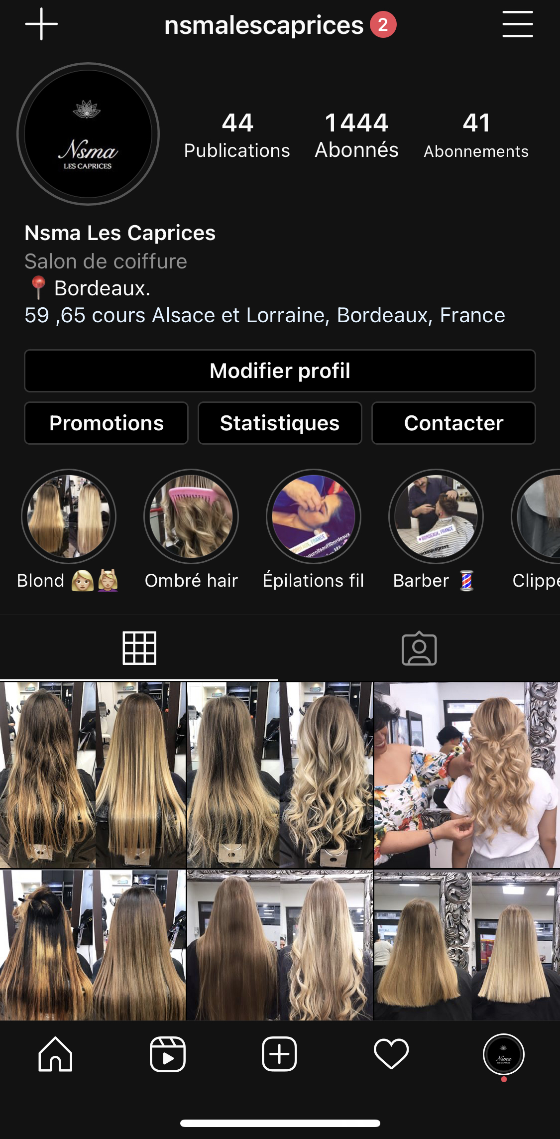 Établissement de beauté